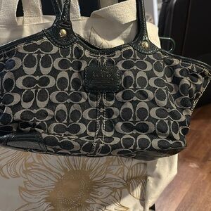 Coach denim purse
